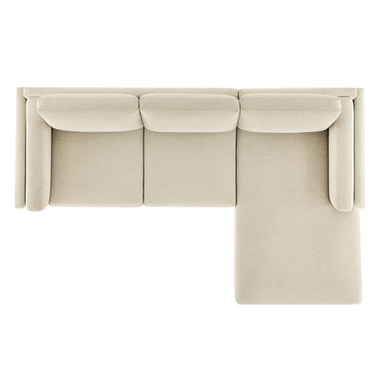 Modway EEI-7375 Roscoe Right-Facing Fabric Sectional Sofa with Chaise Modway