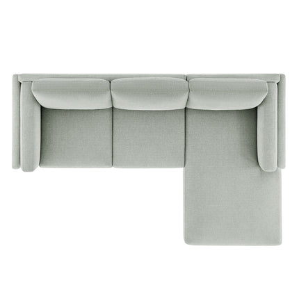 Modway EEI-7375 Roscoe Right-Facing Fabric Sectional Sofa with Chaise Modway