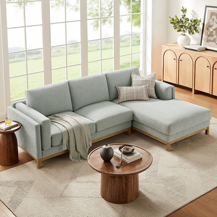Modway EEI-7375 Roscoe Right-Facing Fabric Sectional Sofa with Chaise Modway