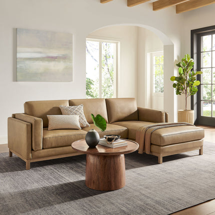 Modway EEI-7377 Roscoe Right-Facing Vegan Leather Sectional Sofa with Chaise Modway