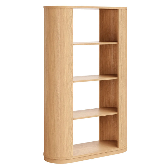 Modway EEI-7378 Aspect 74 Inch Curved 4 Tier Bookshelf Modway