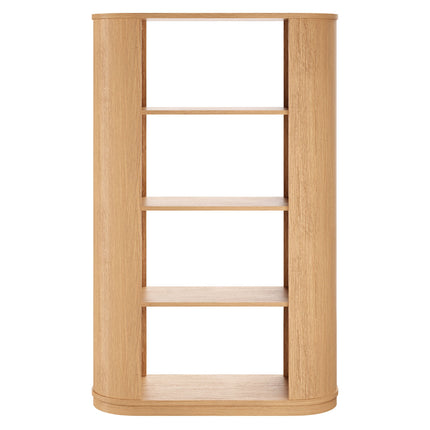 Modway EEI-7378 Aspect 74 Inch Curved 4 Tier Bookshelf Modway