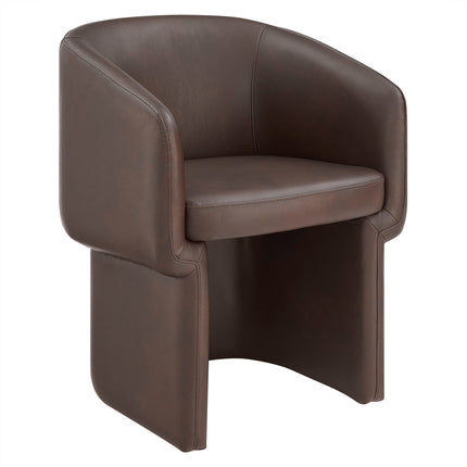 Modway EEI-7383 Verity Barrel Back Vegan Leather Dining Chair Modway