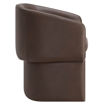 Modway EEI-7383 Verity Barrel Back Vegan Leather Dining Chair Modway