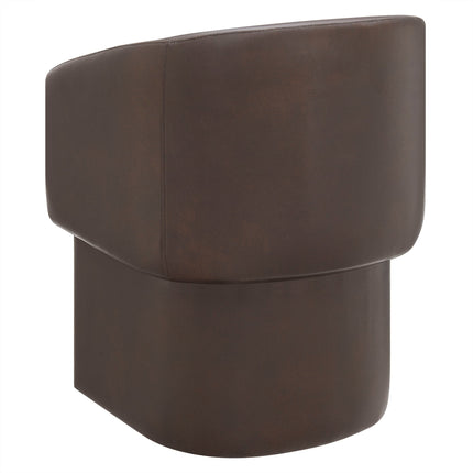 Modway EEI-7383 Verity Barrel Back Vegan Leather Dining Chair Modway