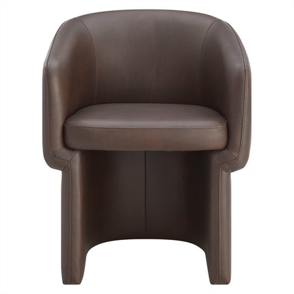 Modway EEI-7383 Verity Barrel Back Vegan Leather Dining Chair Modway