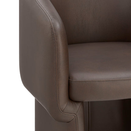 Modway EEI-7383 Verity Barrel Back Vegan Leather Dining Chair Modway