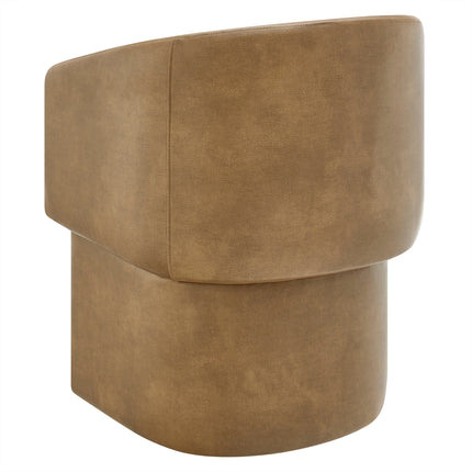 Modway EEI-7383 Verity Barrel Back Vegan Leather Dining Chair Modway