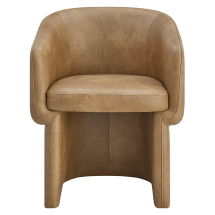 Modway EEI-7383 Verity Barrel Back Vegan Leather Dining Chair Modway
