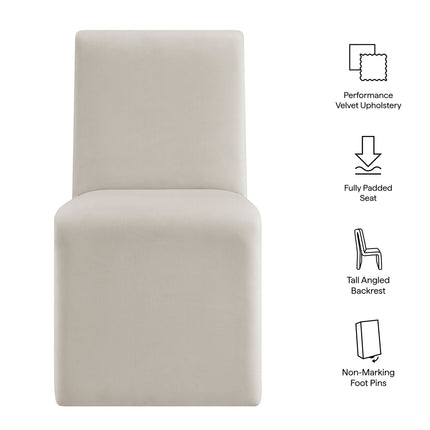 Modway EEI-7384 Emory Upholstered Performance Velvet Dining Side Chair Modway