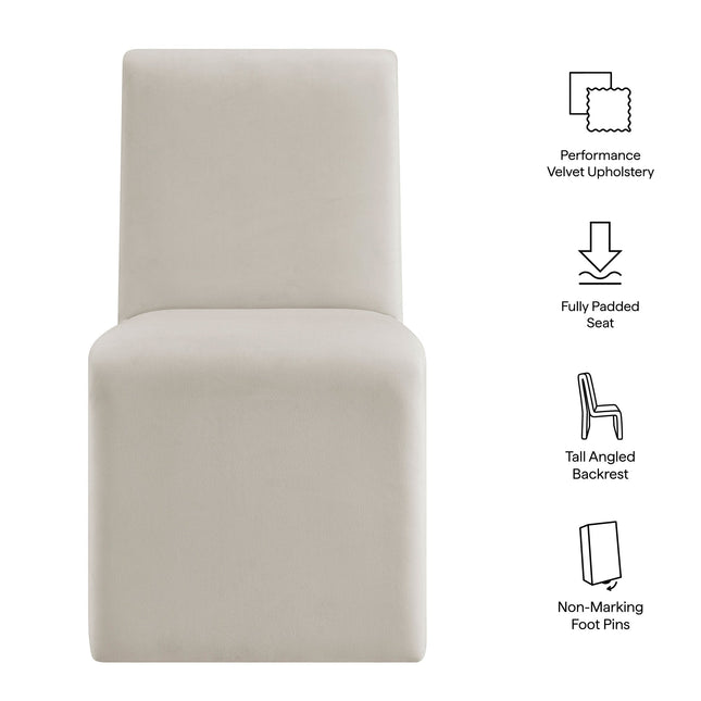 Modway EEI-7384 Emory Upholstered Performance Velvet Dining Side Chair Modway