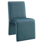 Cadet Blue / Upholstered Performance Velvet