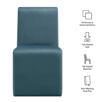 Modway EEI-7384 Emory Upholstered Performance Velvet Dining Side Chair Modway