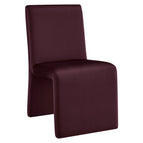 Mulberry / Upholstered Performance Velvet