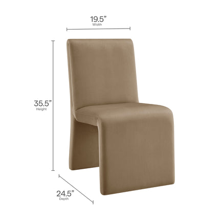 Modway EEI-7384 Emory Upholstered Performance Velvet Dining Side Chair Modway