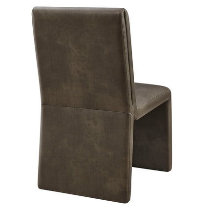 Modway EEI-7385 Emory Vegan Leather Dining Side Chair Modway
