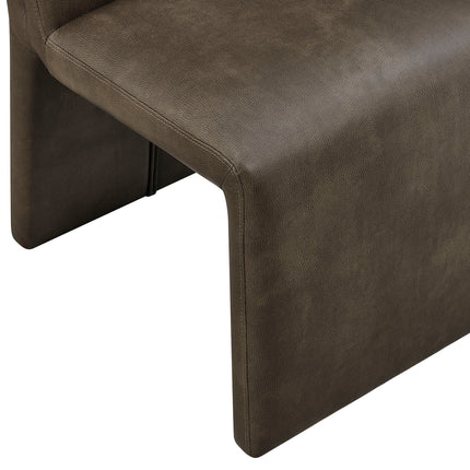 Modway EEI-7385 Emory Vegan Leather Dining Side Chair Modway