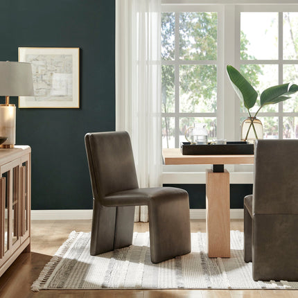 Modway EEI-7385 Emory Vegan Leather Dining Side Chair Modway