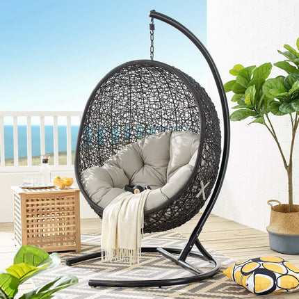 Modway EEI-739 Encase Swing Outdoor Patio Lounge Chair Modway