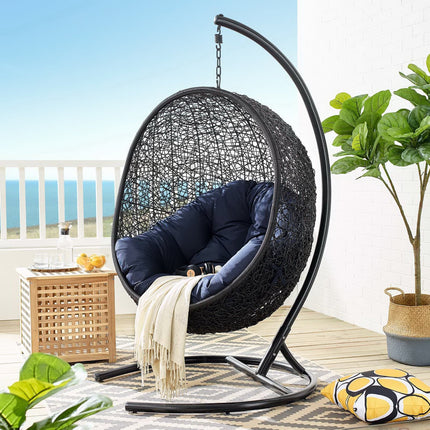Modway EEI-739 Encase Swing Outdoor Patio Lounge Chair Modway