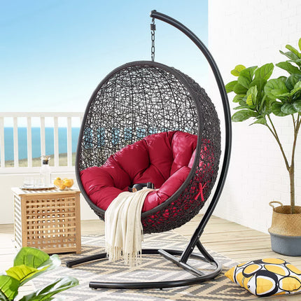 Modway EEI-739 Encase Swing Outdoor Patio Lounge Chair Modway