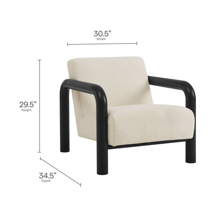 Modway EEI-7391 Sereno Boucle Accent Chair Modway