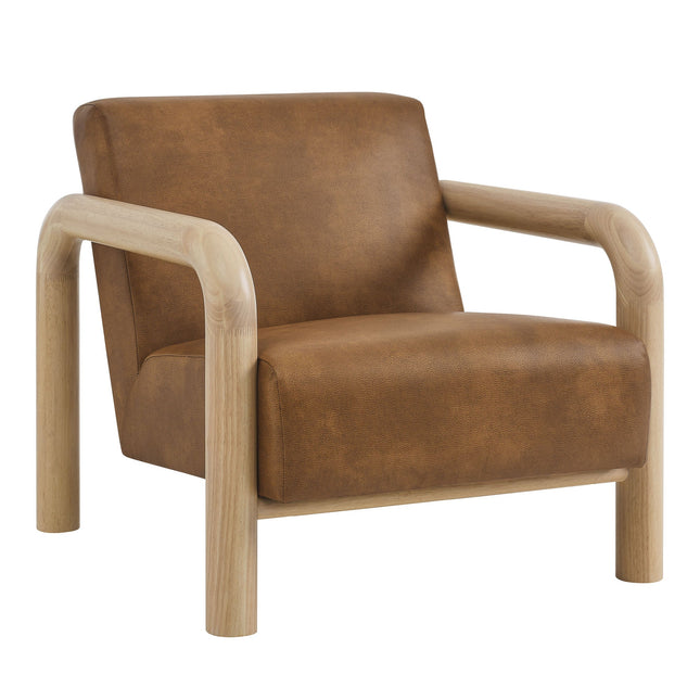 Modway EEI-7392 Sereno Vegan Leather Accent Chair Modway