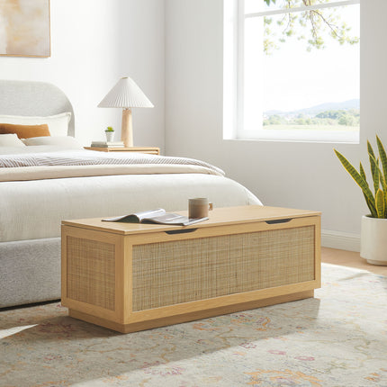 Modway EEI-7434 Soma 47" Rattan Storage Bench - Plaza Home Decor
