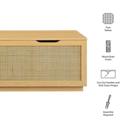 Modway EEI-7434 Soma 47" Rattan Storage Bench - Plaza Home Decor