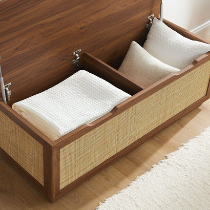 Modway EEI-7434 Soma 47" Rattan Storage Bench - Plaza Home Decor