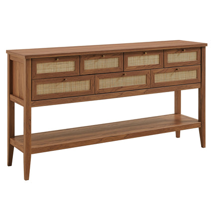 Modway EEI-7435 Soma 62 Inch Rattan Console Table - Plaza Home Decor
