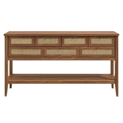 Modway EEI-7435 Soma 62 Inch Rattan Console Table - Plaza Home Decor