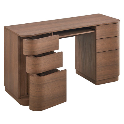 Modway EEI-7436 Mirae 55" 6-Drawer Curved Office Desk Modway
