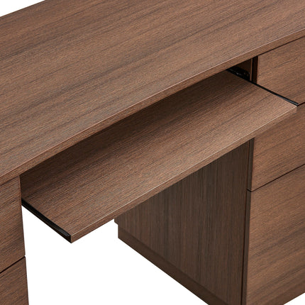Modway EEI-7436 Mirae 55" 6-Drawer Curved Office Desk Modway