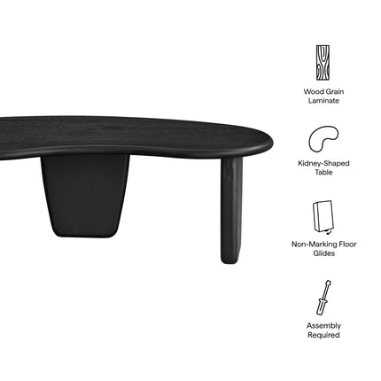 Modway EEI-7437 Vetra Kidney-Shaped Free Coffee Table Modway