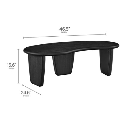 Modway EEI-7437 Vetra Kidney-Shaped Free Coffee Table Modway