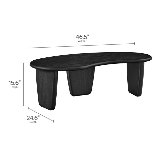 Modway EEI-7437 Vetra Kidney-Shaped Free Coffee Table Modway