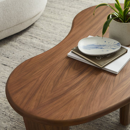 Modway EEI-7437 Vetra Kidney-Shaped Free Coffee Table Modway
