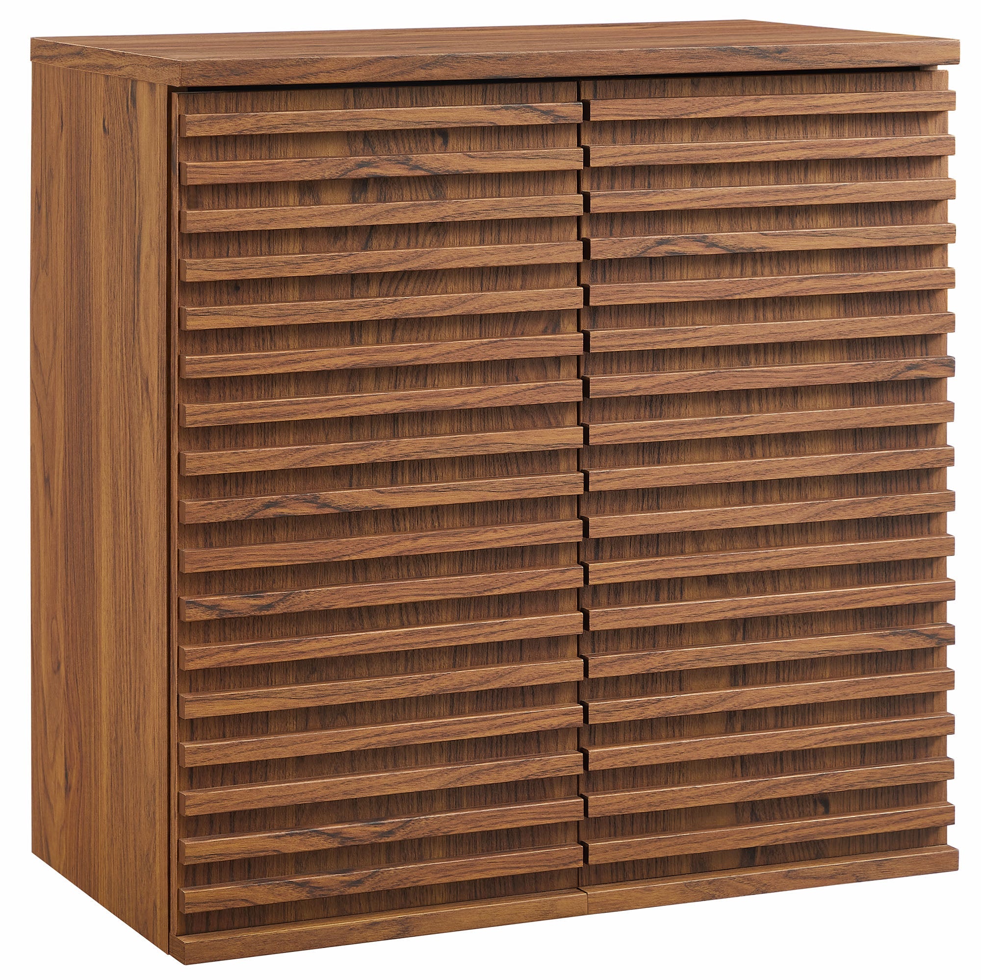 Modway EEI-7438-OAK Render Wall Mounted Bathroom Cabinet in Oak