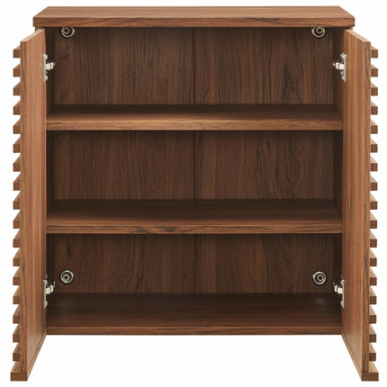 Modway EEI-7438-OAK Render Wall Mounted Bathroom Cabinet in Oak Modway