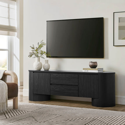 Modway EEI-7440 Duval 71 Inch Oval TV Cabinet Modway