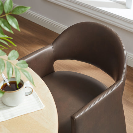 Modway EEI-7442 Talia Vegan Leather Dining Armchair - Plaza Home Decor