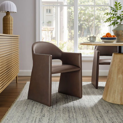 Modway EEI-7442 Talia Vegan Leather Dining Armchair - Plaza Home Decor