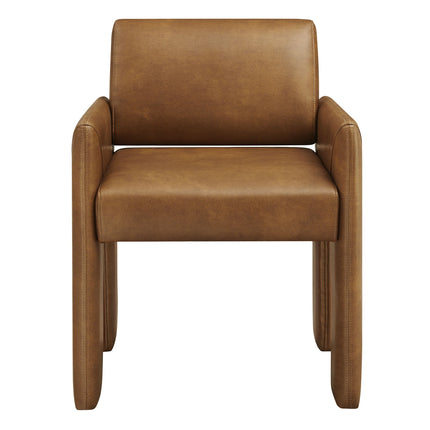 Modway EEI-7443 Daven Vegan Leather Dining Armchair Modway