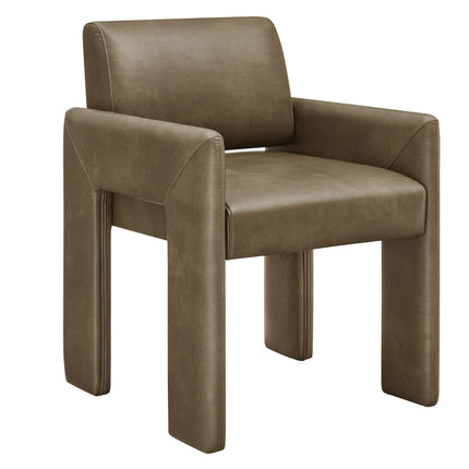 Modway EEI-7443 Daven Vegan Leather Dining Armchair Modway