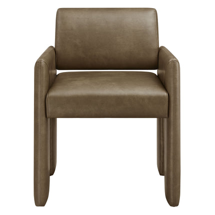 Modway EEI-7443 Daven Vegan Leather Dining Armchair Modway
