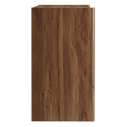 Modway Emric Wave Accent Cabinet in Walnut EEI-7444-WAL Modway