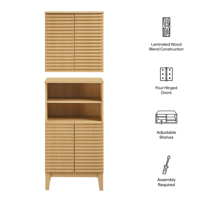 Modway EEI-7446 Render Bathroom Cabinet Set Modway