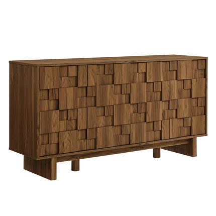 Modway EEI-7448 Owen 59 Inch 4 Door Geometric Sideboard Modway