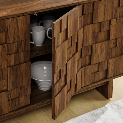Modway EEI-7448 Owen 59 Inch 4 Door Geometric Sideboard Modway